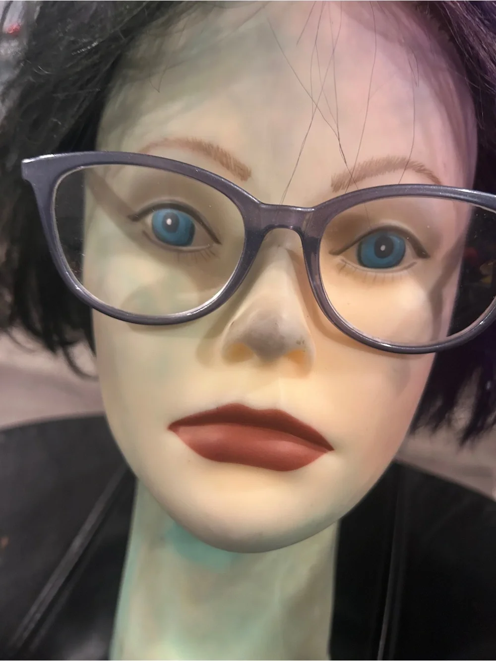 Clear Lavender Frame reading 2.25 Glasses - Classic Cat-Eye Style